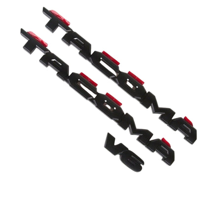 Blackout Door Emblem Overlay Kit for 2016–2023 Toyota Tacoma V6 TRD Off-Road