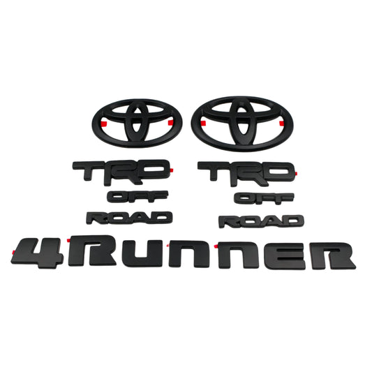 Blackout Emblem Overlay Kit for 2010–2022 Toyota 4Runner TRD Off-Road