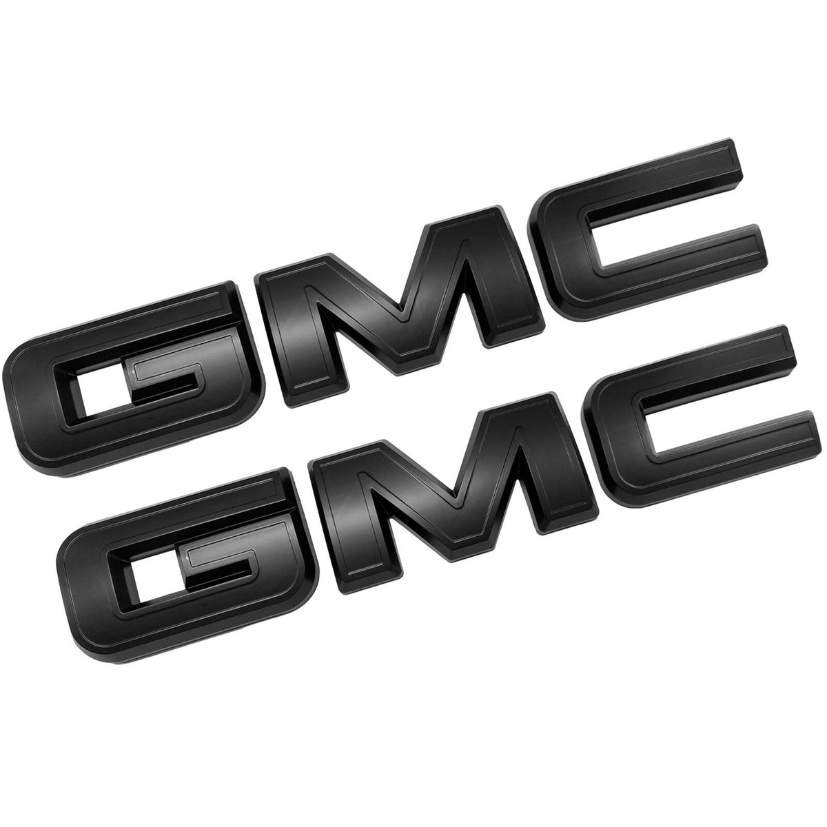 Matte Black Emblem Overlays for 2019–2023 GMC Sierra 1500 2500HD 3500HD