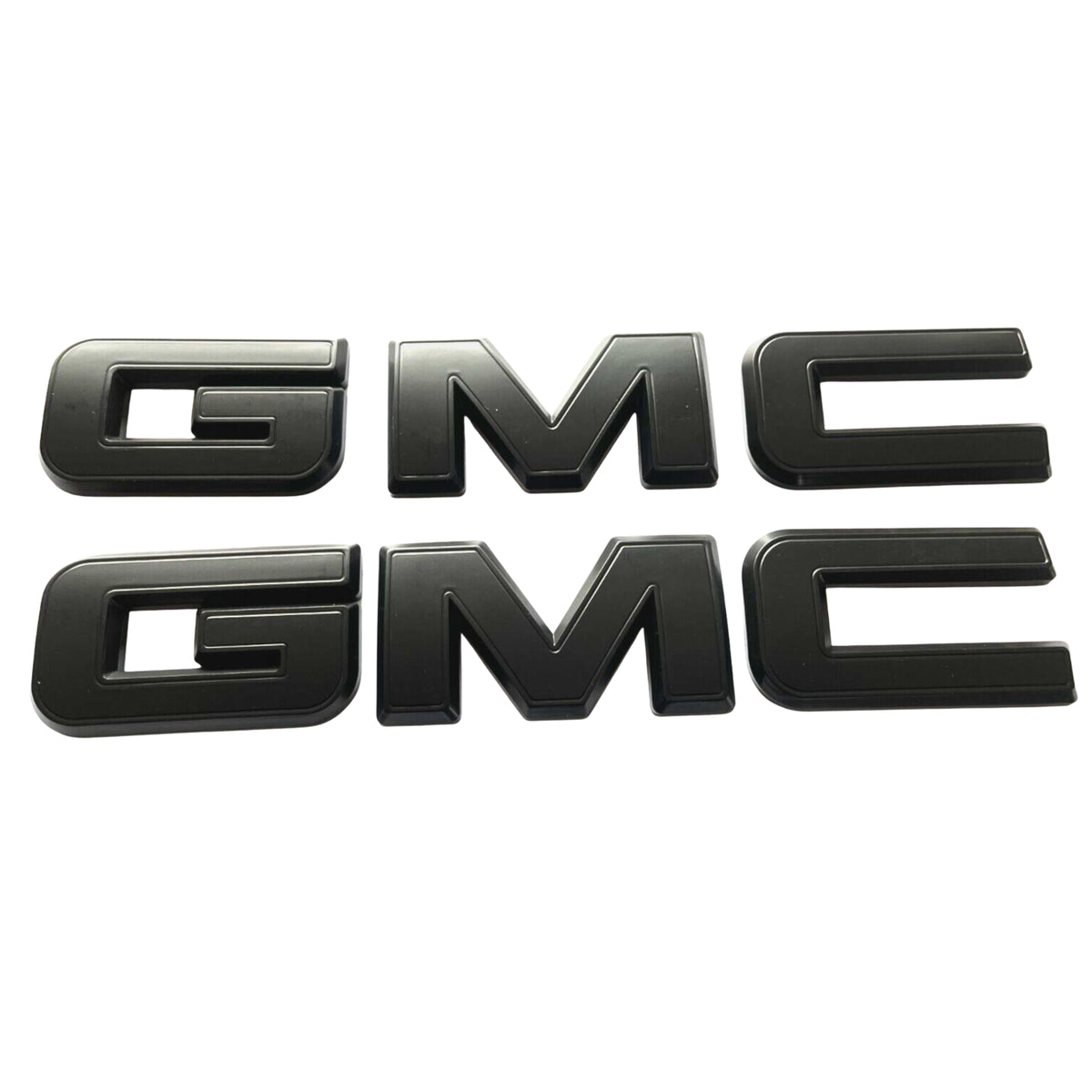 Matte Black Emblem Overlays for 2019–2023 GMC Sierra 1500 2500HD 3500HD