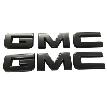 Matte Black Emblem Overlays for 2019–2023 GMC Sierra 1500 2500HD 3500HD