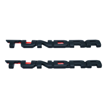 Matte Black Emblem 2PCS Door Overlays for 2014–2024 Toyota Tundra