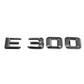 "E300" Chrome Raised Letter Emblem For Rear Trunk Lid Fits Mercedes E Class