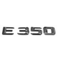 "E350" Chrome Raised Letter Emblem For Rear Trunk Lid Fits Mercedes E Class