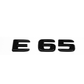"E65" Gloss Black Raised Letter Emblem For Rear Trunk Lid Fits Mercedes E Class
