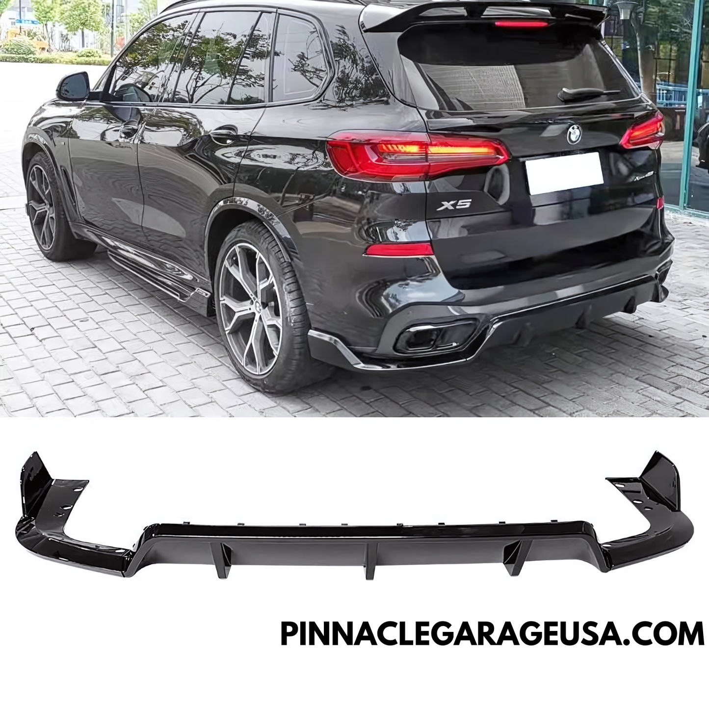 2019-2024 BMW G05 X5 Series M Sport Rear Bumper Lip Diffuser