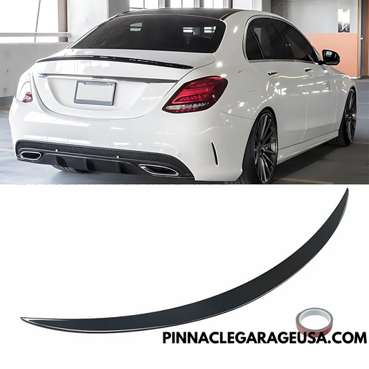 2014-2019 Mercedes Benz W205 C-Class AMG Style Rear Trunk Lip Spoiler Wing