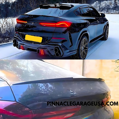 2020-2024 BMW G06 X6 M-Type Style Rear Trunk Spoiler Wing