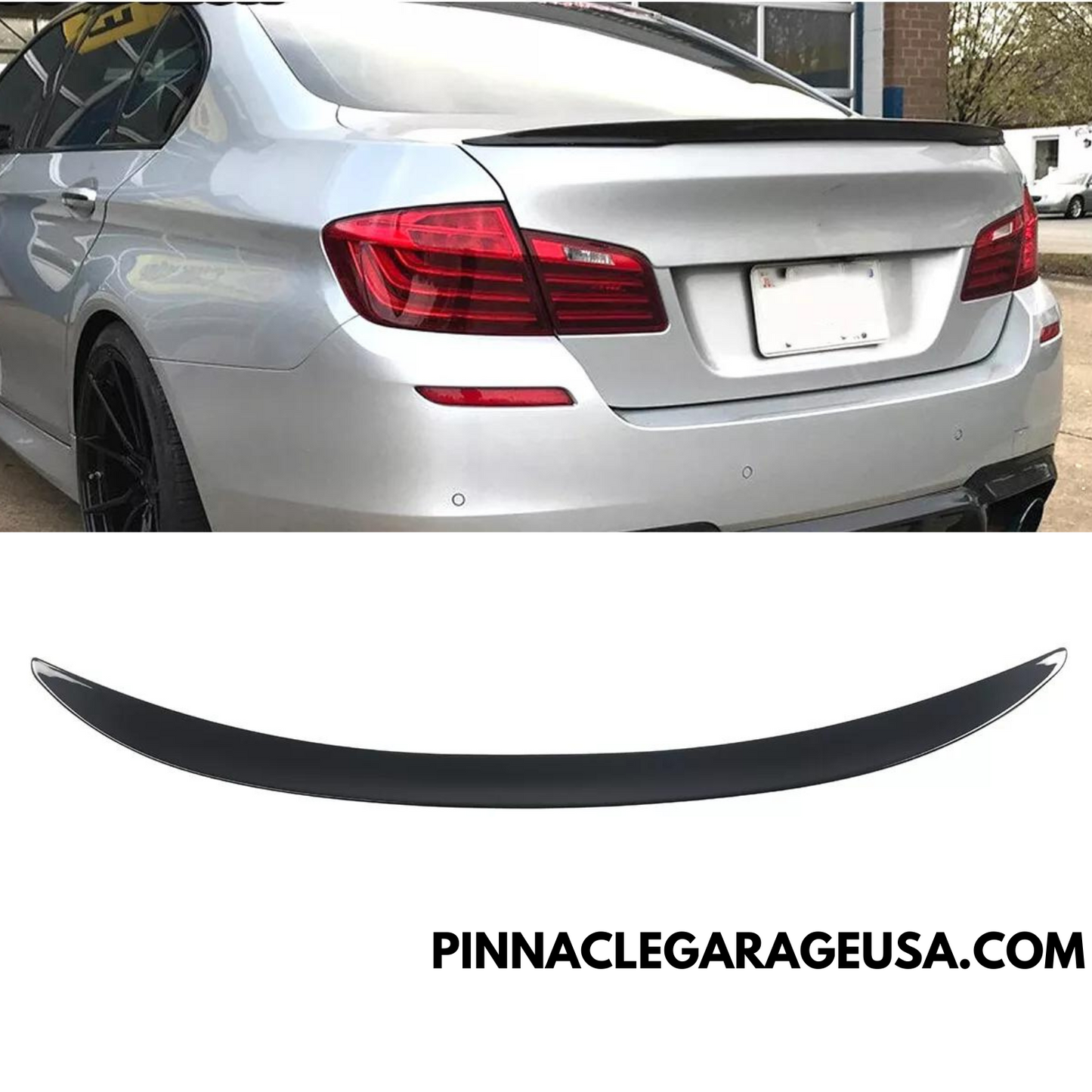 2010-2016 BMW F10 5 Series Performance Style Rear Trunk Lip Spoiler Wi ...