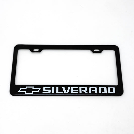 Stainless Steel License Plate Frame Holder Fits For CHEVROLET SILVERADO