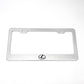 Stainless Steel License Plate Frame Holder Fits For LEXUS