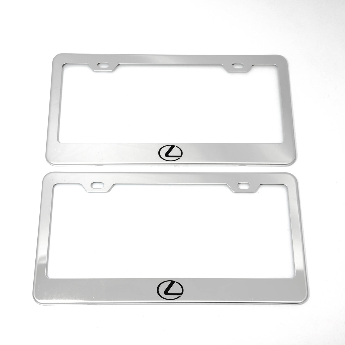 Black Stainless Steel License Plate Frame – Fits Lexus F Sport – Front Mount