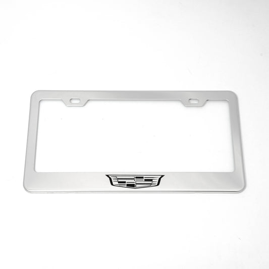 Stainless Steel License Plate Frame Holder Fits For CADILLAC