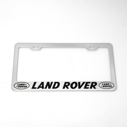 Stainless Steel License Plate Frame Holder Fits For LAND ROVER