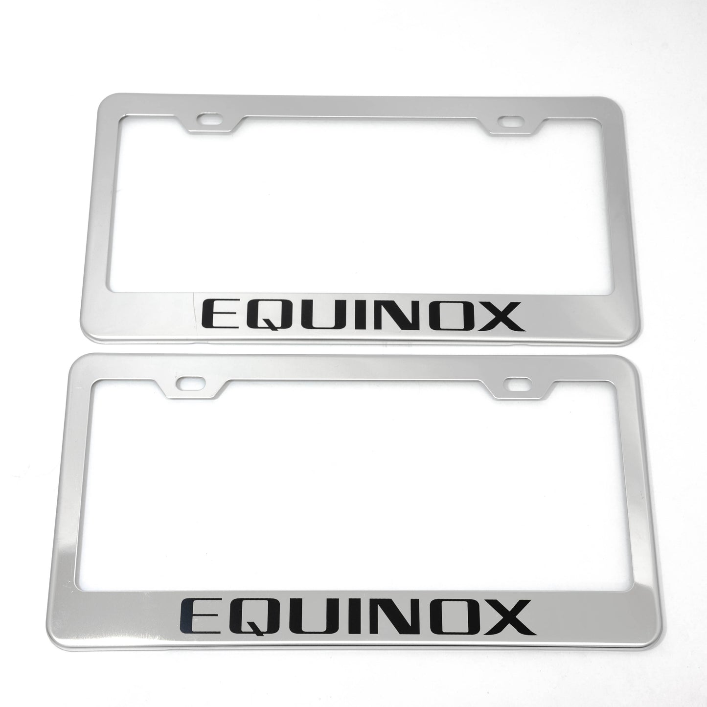 Stainless Steel License Plate Frame Holder Fits For CHEVROLET EQUINOX