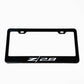 Stainless Steel License Plate Frame Holder Fits For CHEVROLET CAMARO Z/28