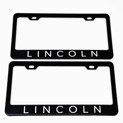 Stainless Steel License Plate Frame Holder Fits For LINCOLN