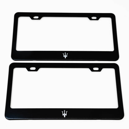 Stainless Steel License Plate Frame Holder Fits For MASERATI