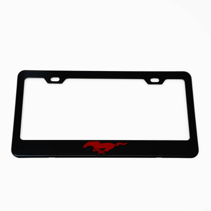 Stainless Steel License Plate Frame Holder Fits For FORD MUSTANG