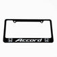 Stainless Steel License Plate Frame Holder Fits For HONDA ACCORD