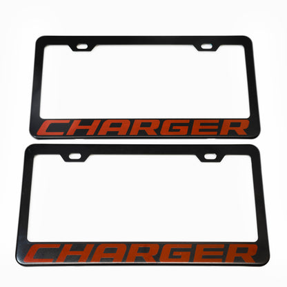 Stainless Steel License Plate Frame Holder Fits For DODGE CHARGER