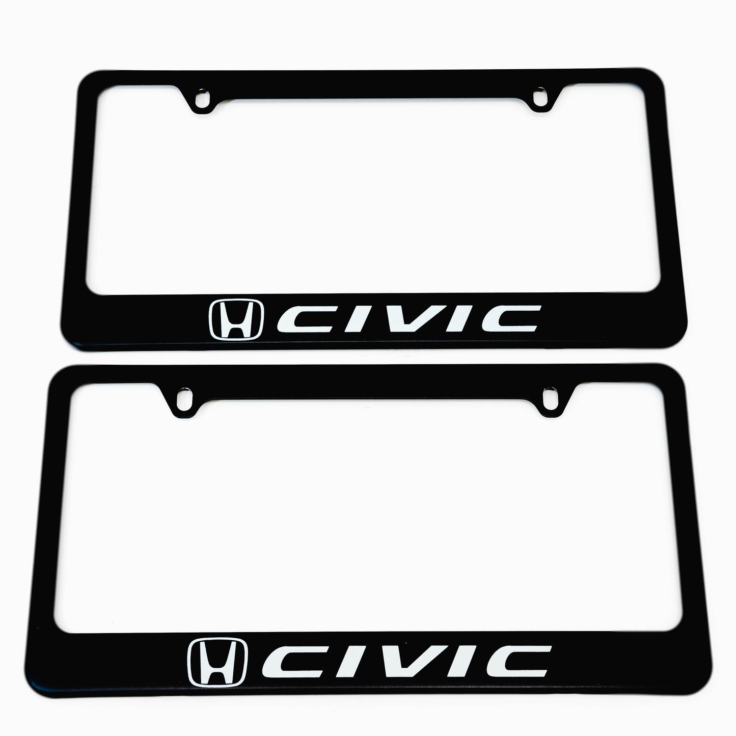 Stainless Steel License Plate Frame Holder Fits For HONDA CIVIC