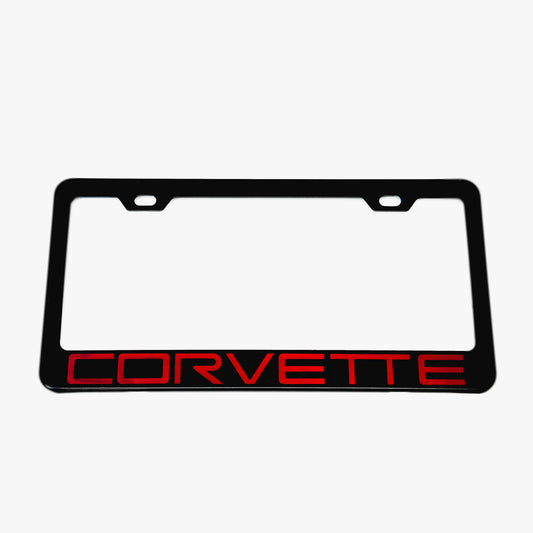 Stainless Steel License Plate Frame Holder Fits For CHEVROLET CORVETTE