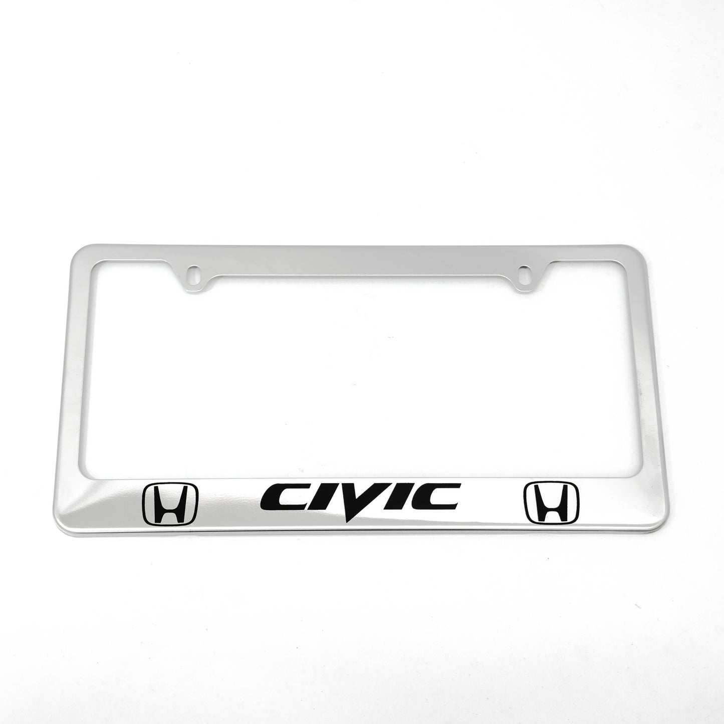 Stainless Steel License Plate Frame Holder Fits For HONDA CIVIC