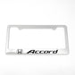 Stainless Steel License Plate Frame Holder Fits For HONDA ACCORD