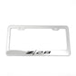 Stainless Steel License Plate Frame Holder Fits For CHEVROLET CAMARO Z/28