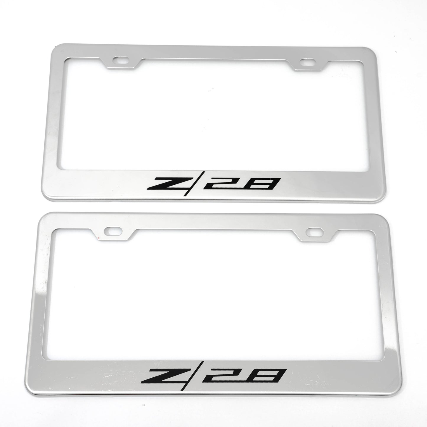 Stainless Steel License Plate Frame Holder Fits For CHEVROLET CAMARO Z/28