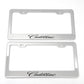 Stainless Steel License Plate Frame Holder Fits For CADILLAC