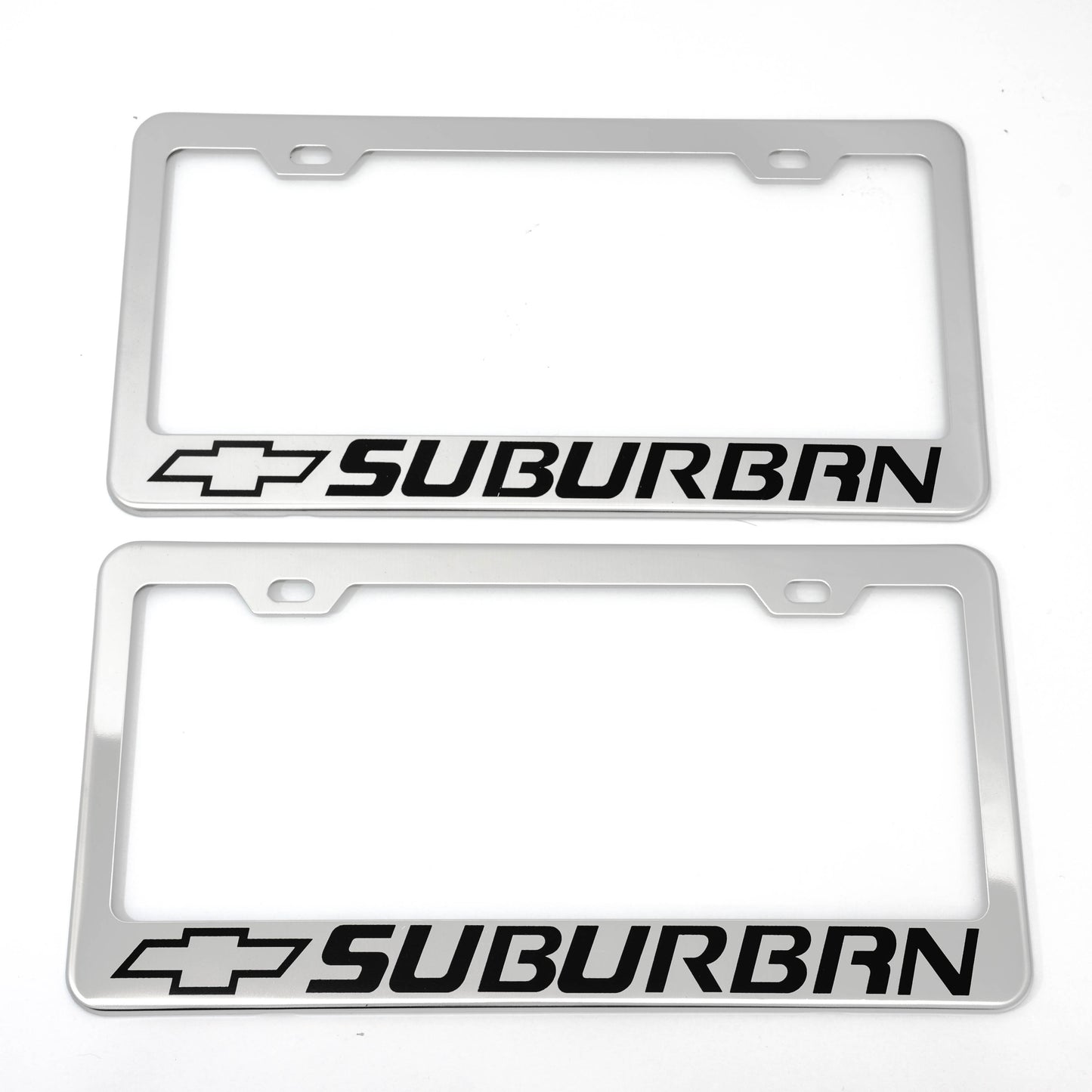 Stainless Steel License Plate Frame Holder Fits For CHEVROLET SUBURBAN