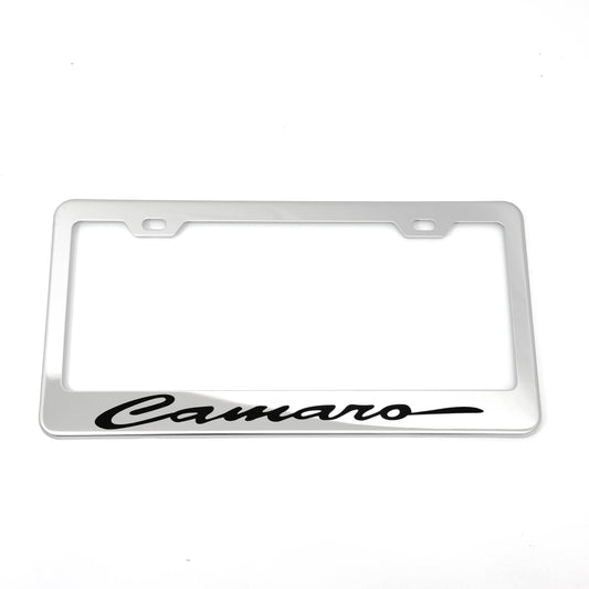 Stainless Steel License Plate Frame Holder Fits For CHEVROLET CAMARO