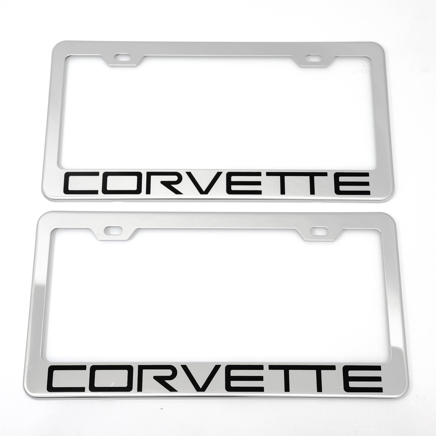 Stainless Steel License Plate Frame Holder Fits For CHEVROLET CORVETTE