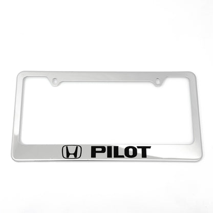 Stainless Steel License Plate Frame Holder Fits For HONDA PILOT
