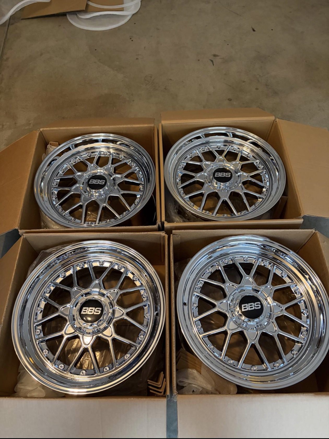 18x9 BBS Style Wheels 5x112/120 Chrome Lip ET25 – BMW / Audi / Mercedes