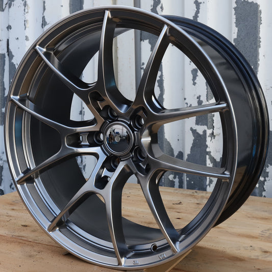 RA-2 | Volk Rays G025 Style Wheels | Hyper Black