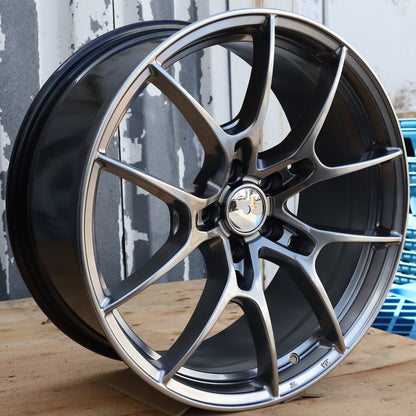 RA-2 | Volk Rays G025 Style Wheels | Hyper Black