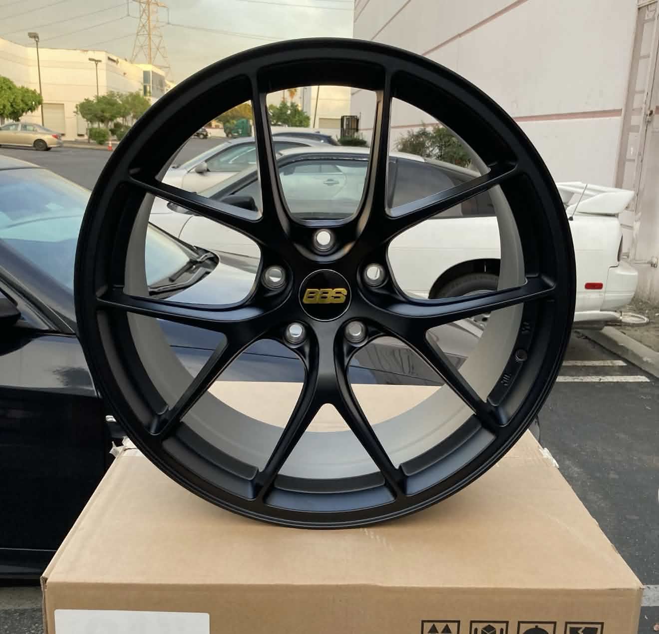 19 INCH BBS RIA STYLE WHEELS RIMS 19X8.5 +30 19X9.5 +38 (5X120) CB: 72.6 FOR RODNEY