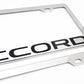 Stainless Steel License Plate Frame Holder Fits For HONDA ACCORD