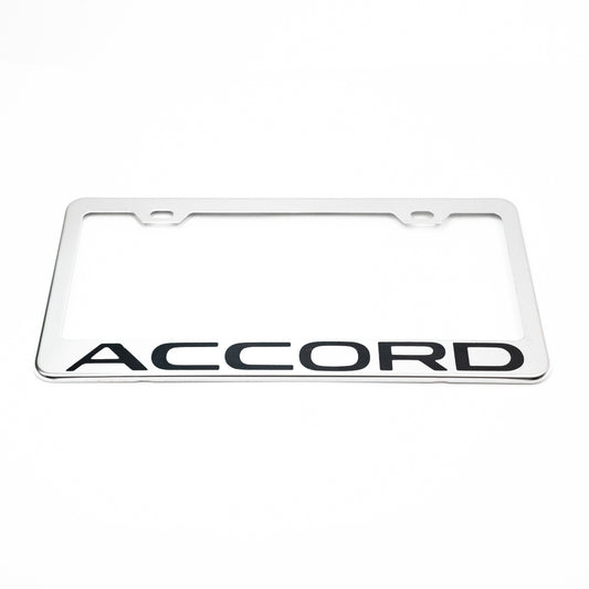 Stainless Steel License Plate Frame Holder Fits For HONDA ACCORD