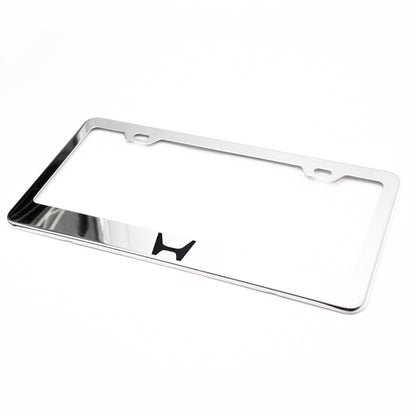 Stainless Steel License Plate Frame Holder Fits For HONDA
