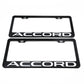 Stainless Steel License Plate Frame Holder Fits For HONDA ACCORD