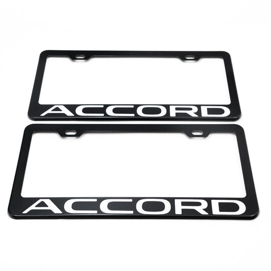 Stainless Steel License Plate Frame Holder Fits For HONDA ACCORD