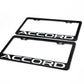 Stainless Steel License Plate Frame Holder Fits For HONDA ACCORD