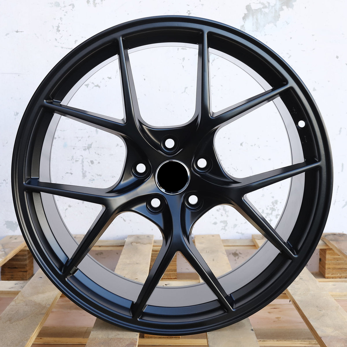 BTS-12 | BBS Style Wheels | Matte Black