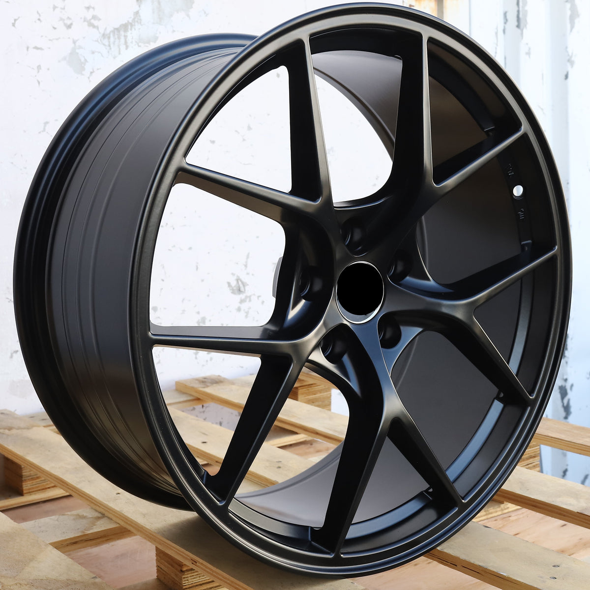 BTS-12 | BBS Style Wheels | Matte Black