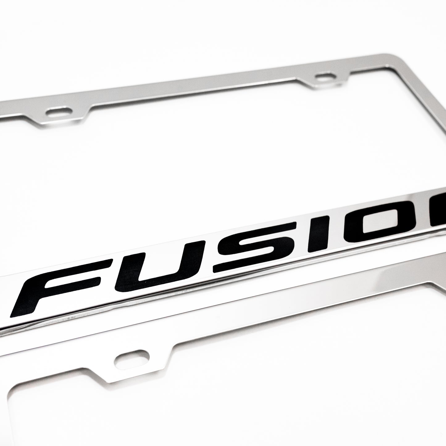 Stainless Steel License Plate Frame Holder Fits For FORD FUSION