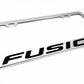 Stainless Steel License Plate Frame Holder Fits For FORD FUSION